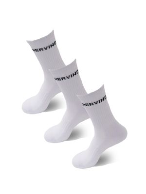 코튼 크루 미들 삭스[3팩]