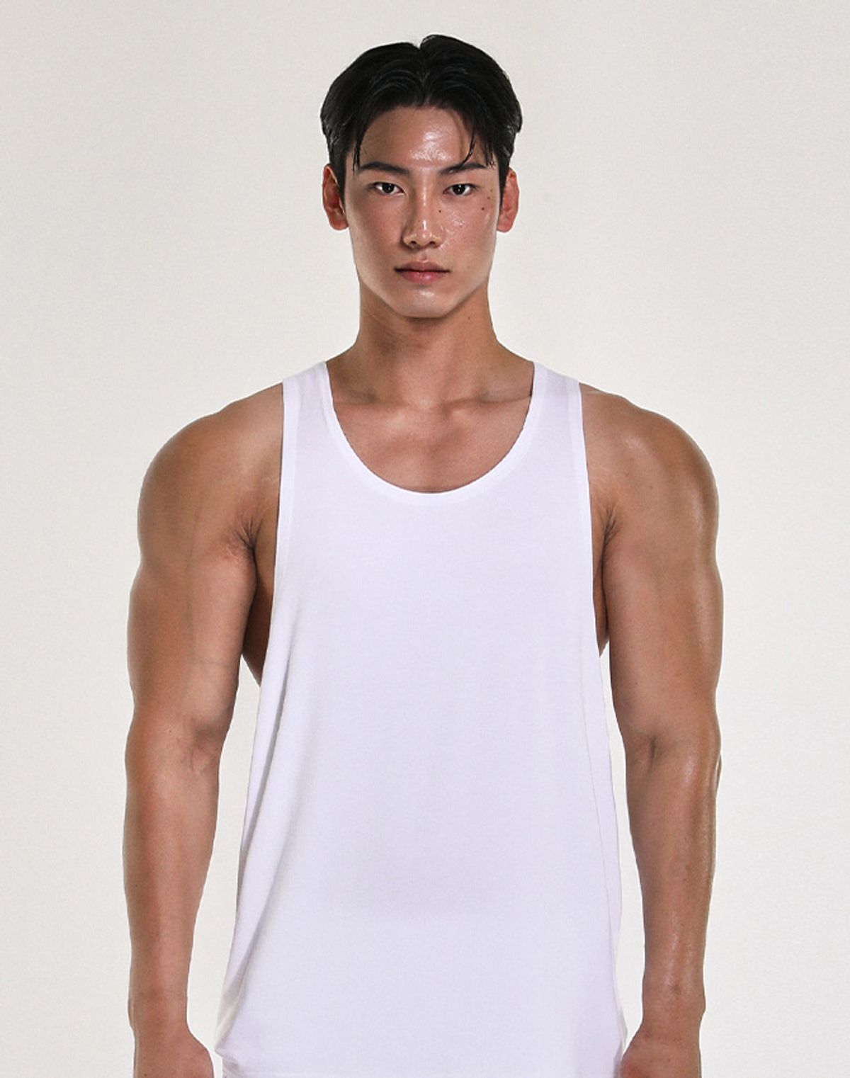 알브이디(RVD) 텐셀모달 와이드 무지 스트링어 (화이트)