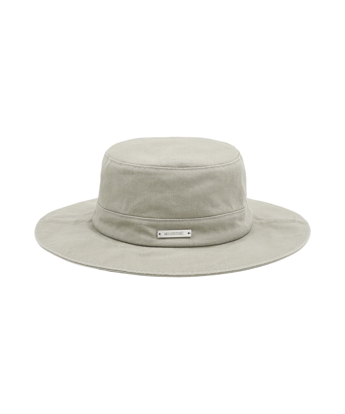 마리떼 프랑소와 저버(MARITHÉ + FRANҪOIS GIRBAUD) STRAP BUCKET HAT gray khaki