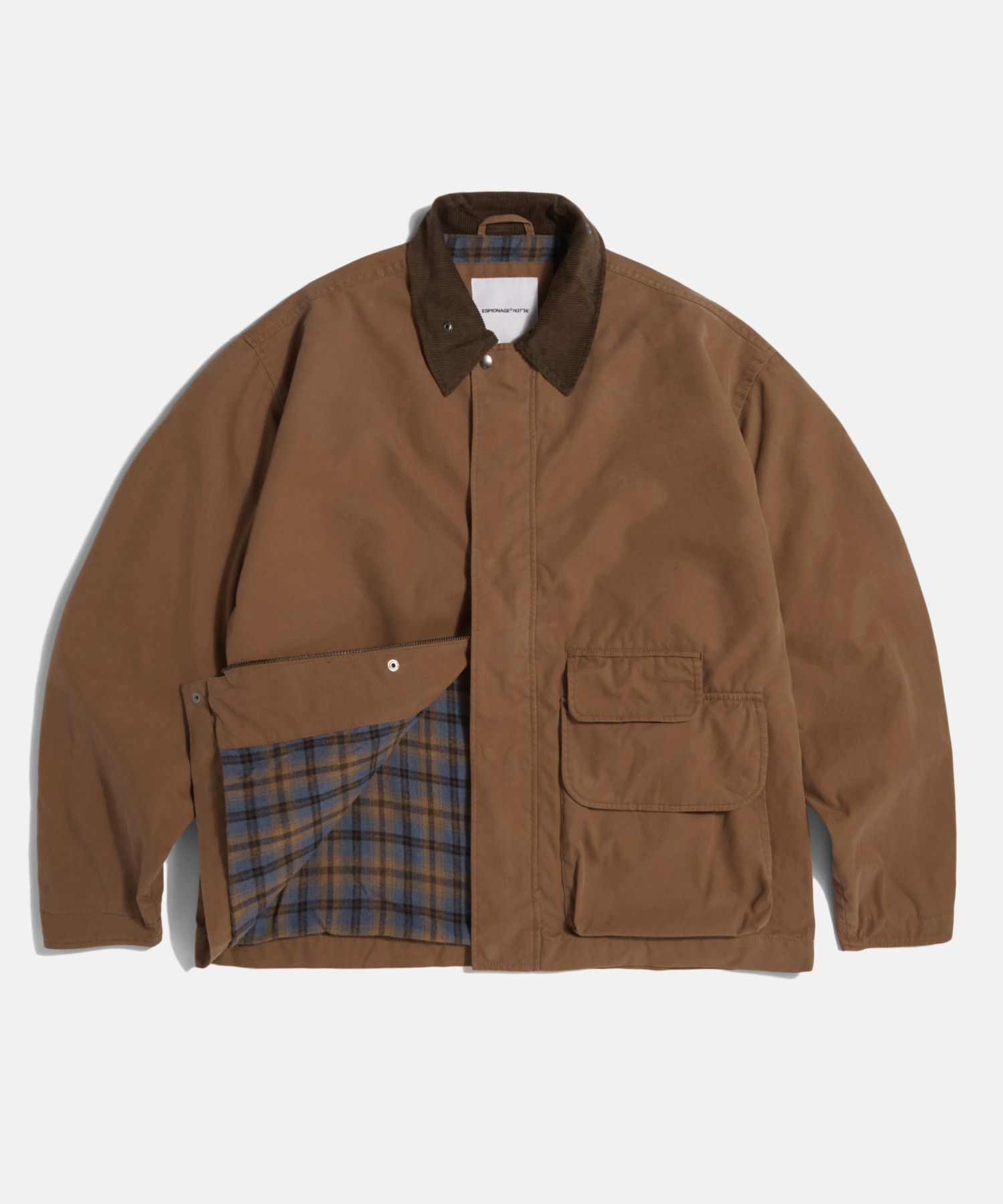 MUSINSA | ESPIONAGE Hunting Blouson Jacket Brown