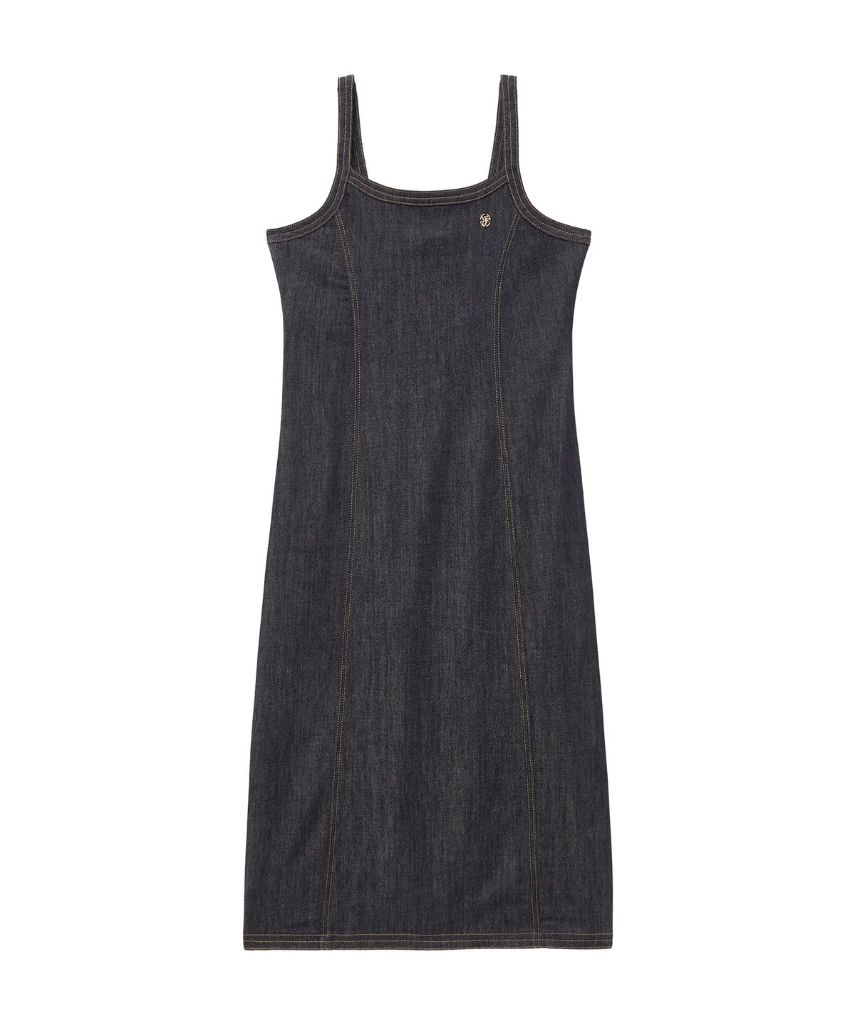 마리떼 프랑소와 저버(MARITHÉ + FRANҪOIS GIRBAUD) W SLIM FIT SLEEVELESS DENIM DRESS dark blue