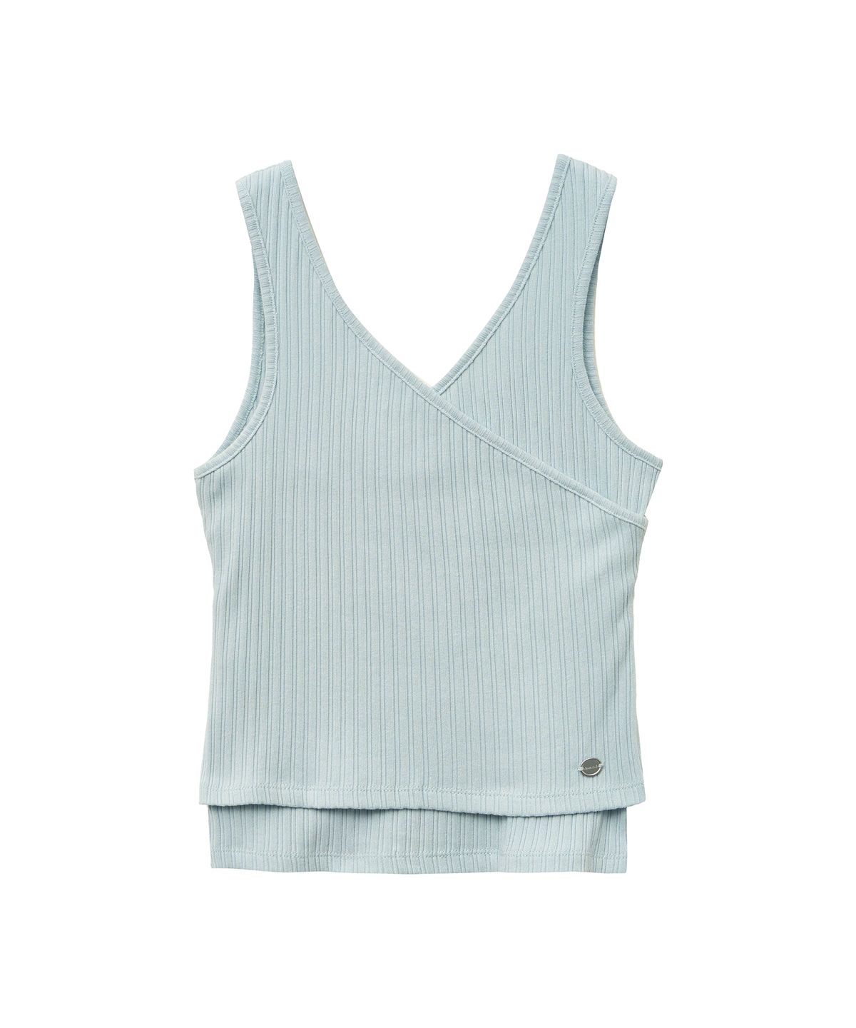 마리떼 프랑소와 저버(MARITHÉ + FRANҪOIS GIRBAUD) W LAYERED SIMPLE LOGO PENDANT SLEEVELESS blue