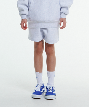 주니어 시그니처 스웨트쇼츠_화이트