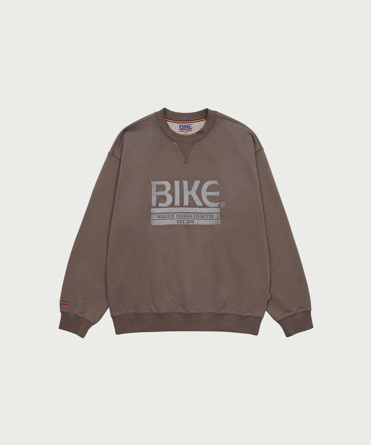 바이크(BIKE) 베이직 로고 스웻셔츠 _ 브라운