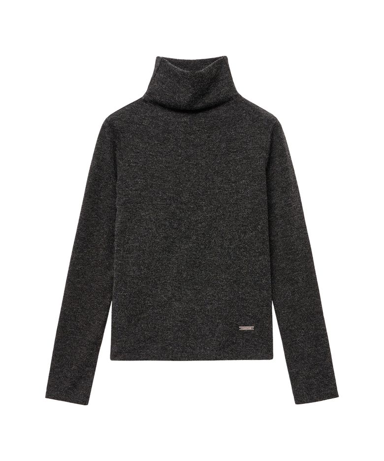 W WARM TOUCH TURTLE NECK LONG SLEEVE black