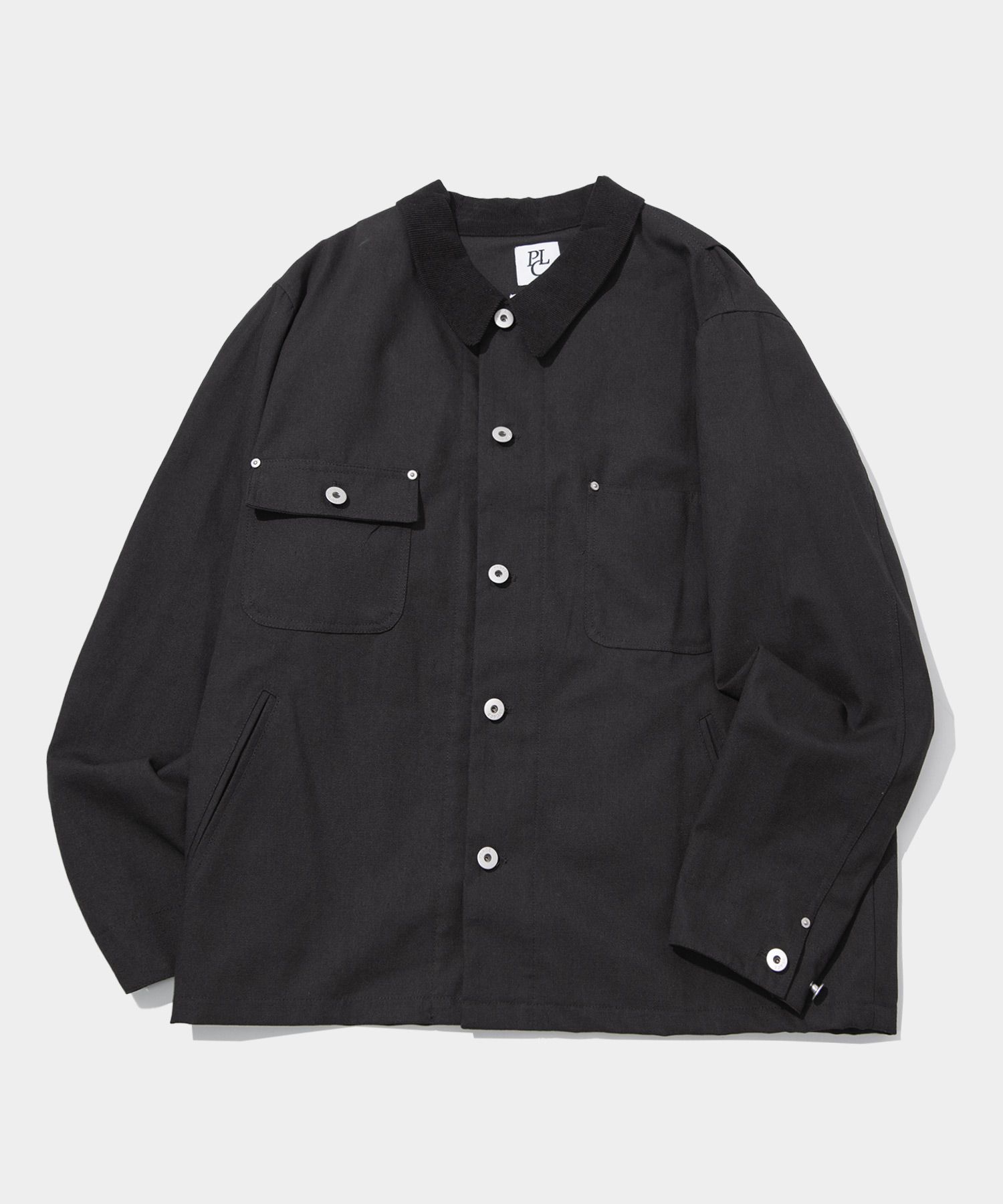 [TRILLION] Corduroy Collar Suede Zip Up Work Jacket /追跡付 TRILLION] Corduroy Collar Suede Zip Up Work Jacket /追跡付