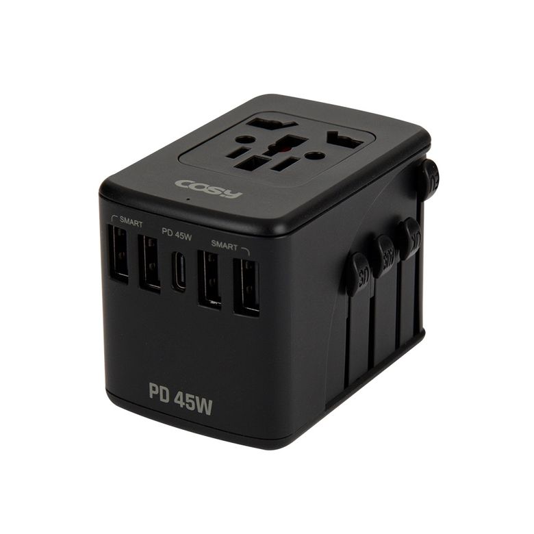 45W PD 여행용아답터(PD+USB4) TA3464UP