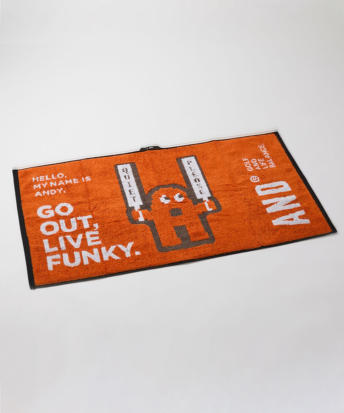 앤드 골프(AND GOLF) Tour Towel Quiet Small Andy Red