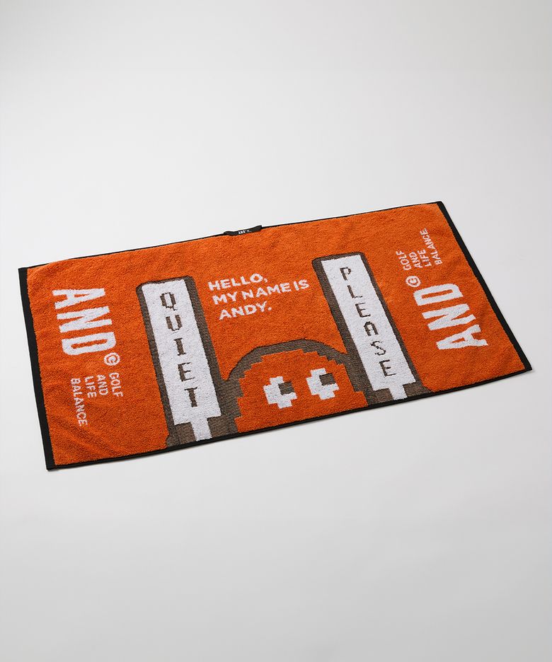 Tour Towel Quiet Big Andy Red