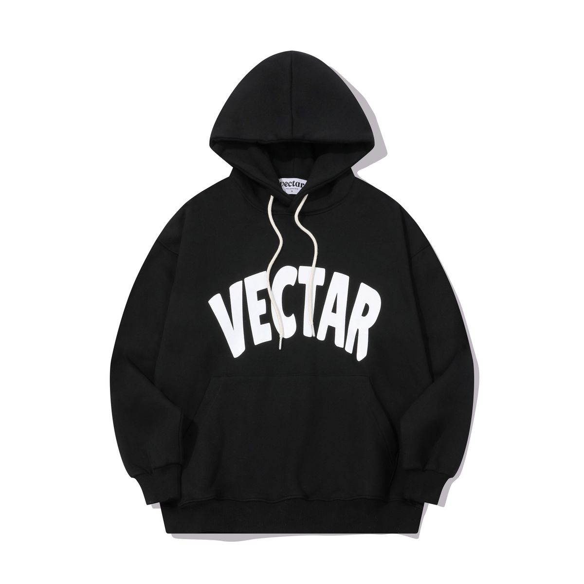 벡타르(VECTAR.) 아치 로고 후드 - 블랙