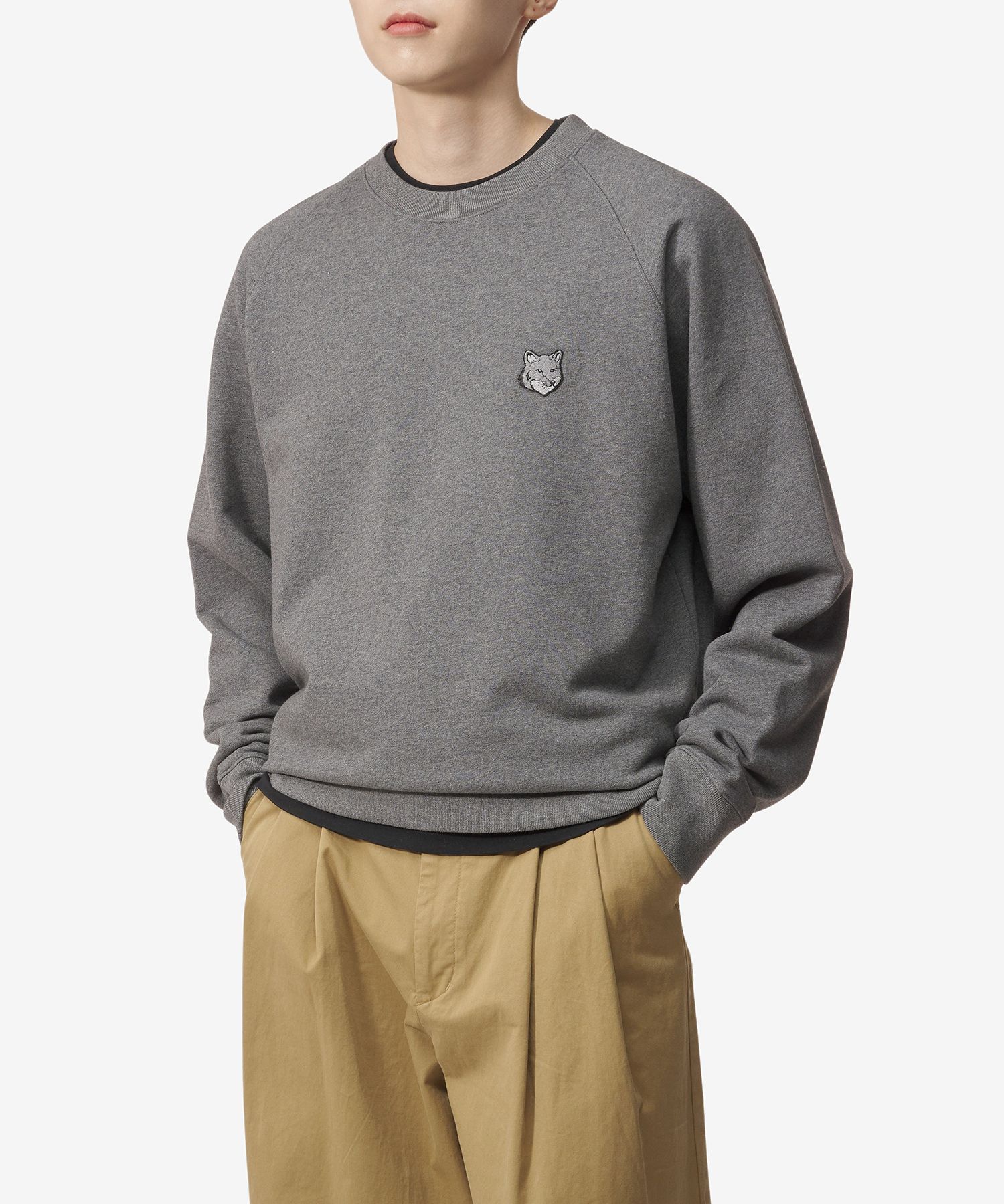 ♡.*・゜ MUSINSA公式 | MAISON KITSUNE Bold Fox Head Patch Oversized
