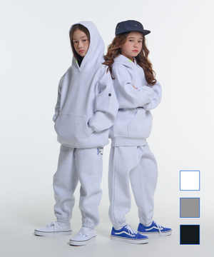 (3piece) 주니어 시그니처 후드 스웨트셔츠 셋업