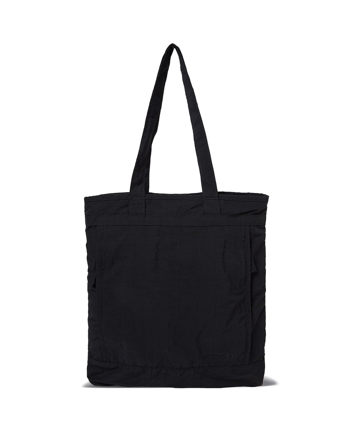 프렌다(PRENDA) NYLON ZIPPER ECO BAG BLACK