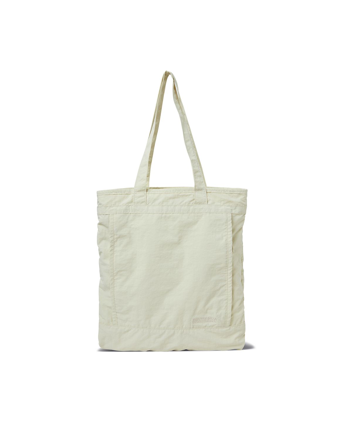 프렌다(PRENDA) NYLON ZIPPER ECO BAG IVORY