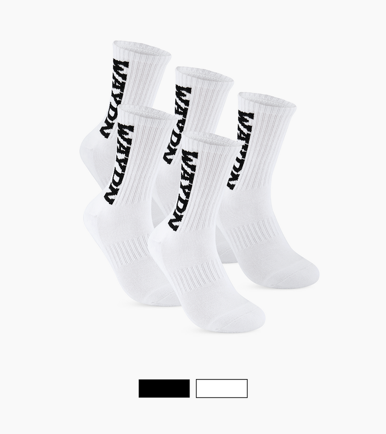 [5PACK]메인로고 미들삭스