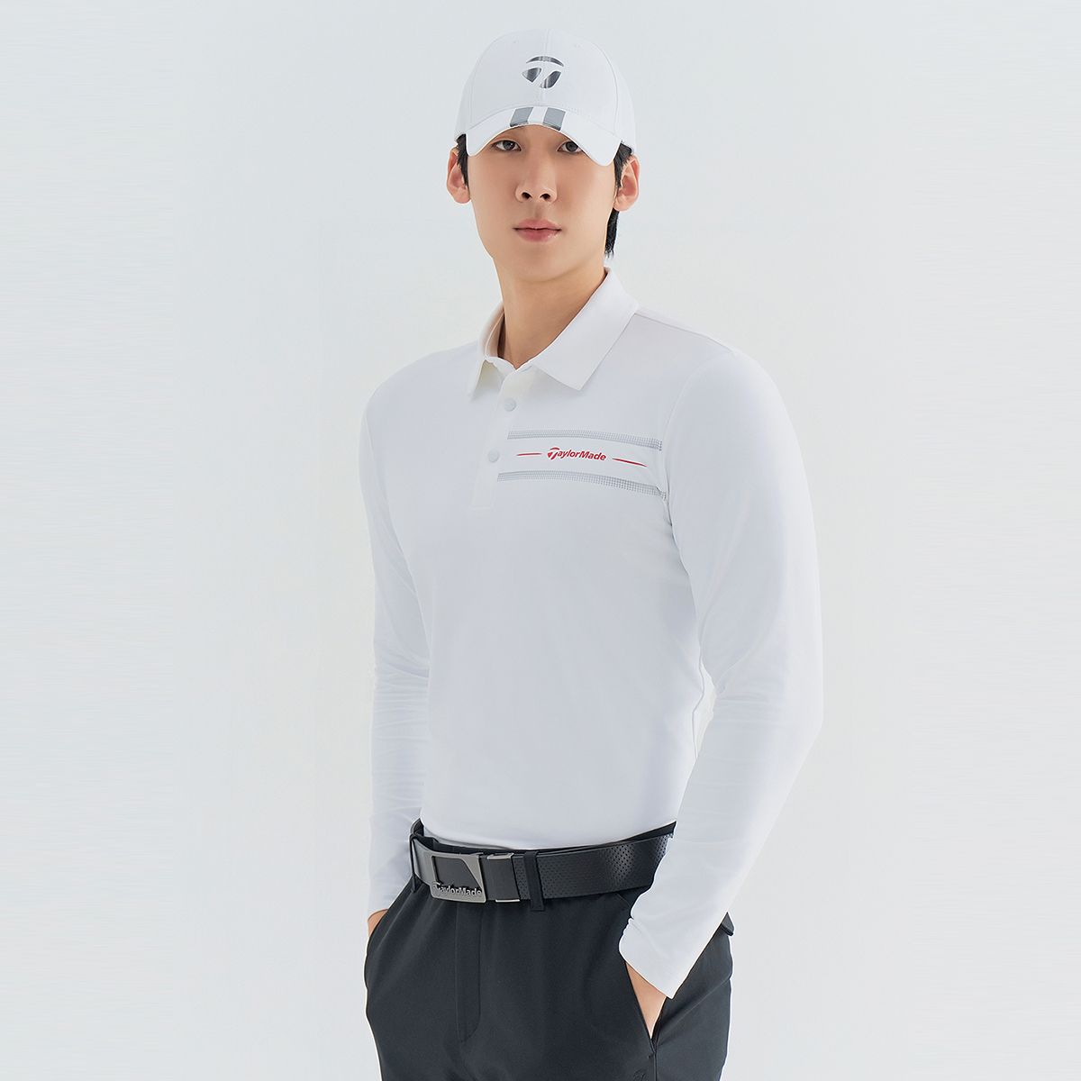 테일러메이드 어패럴(TAYLORMADE APPAREL) 남성 베이직 카라 티셔츠 TTN-32HG41-101