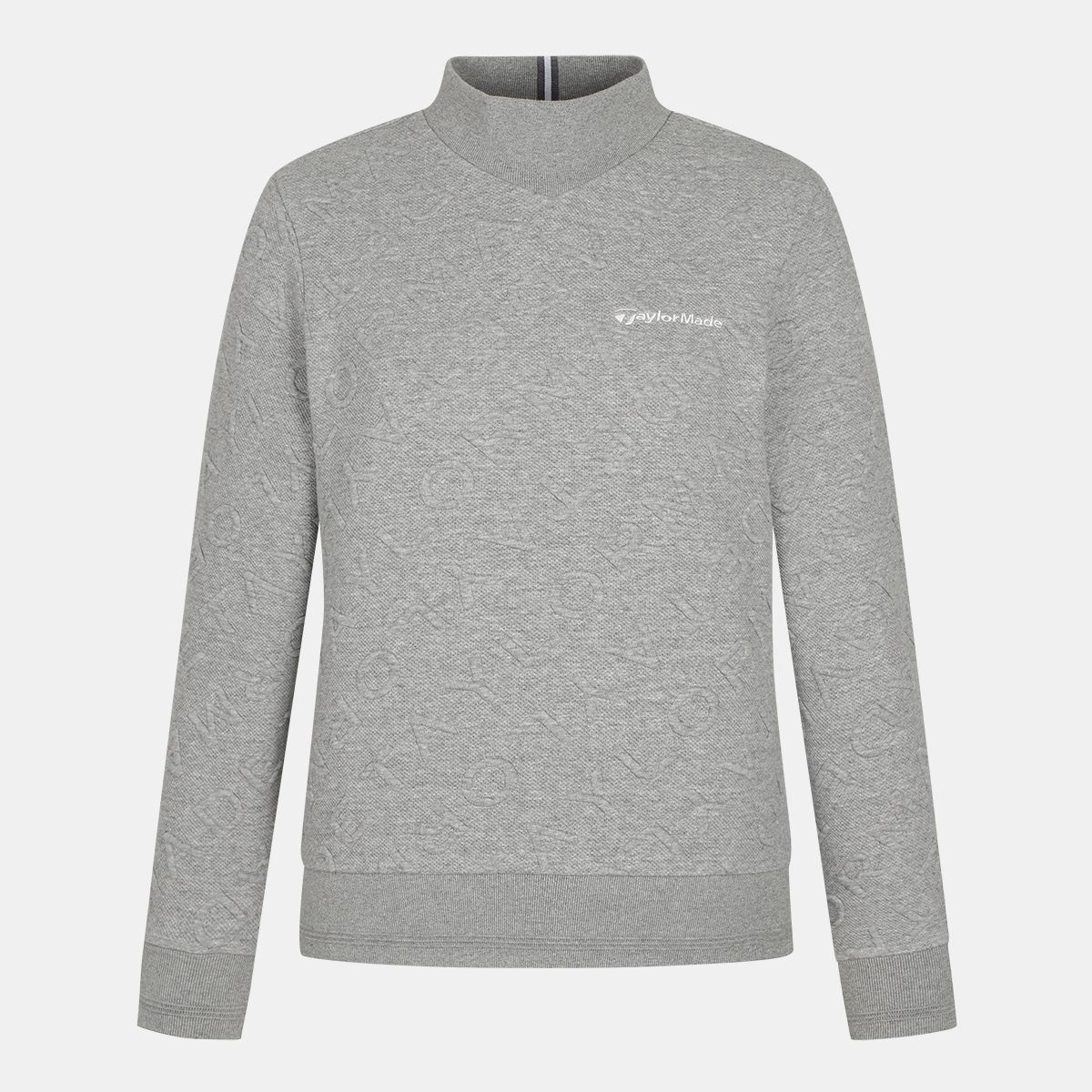 테일러메이드 어패럴(TAYLORMADE APPAREL) 여성 자가드 하이넥 맨투맨 티셔츠 TTN-72HG43-193
