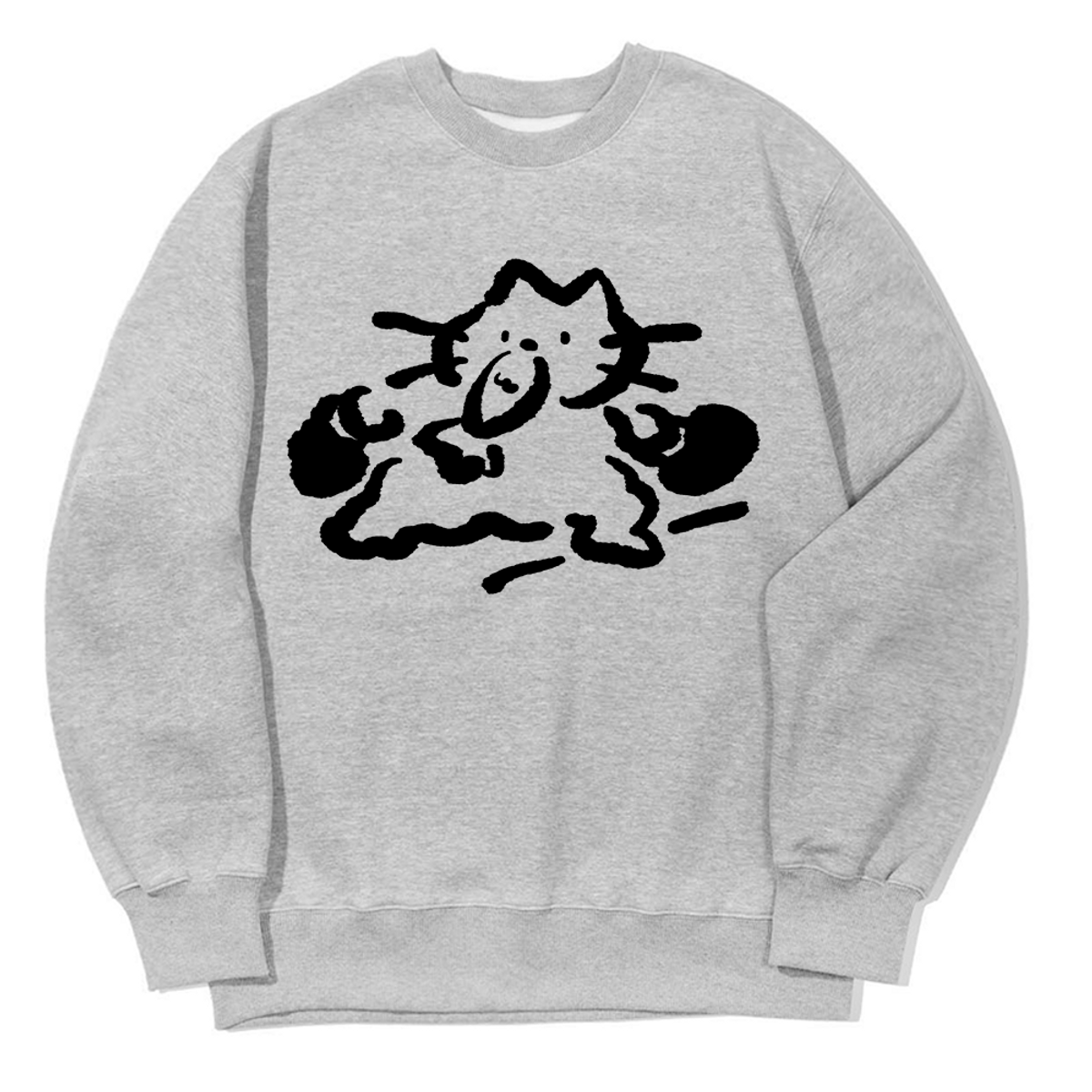 어썸어스(AWESOMEUS) CAT THIEF SWEAT SHIRTS_3 COLOR