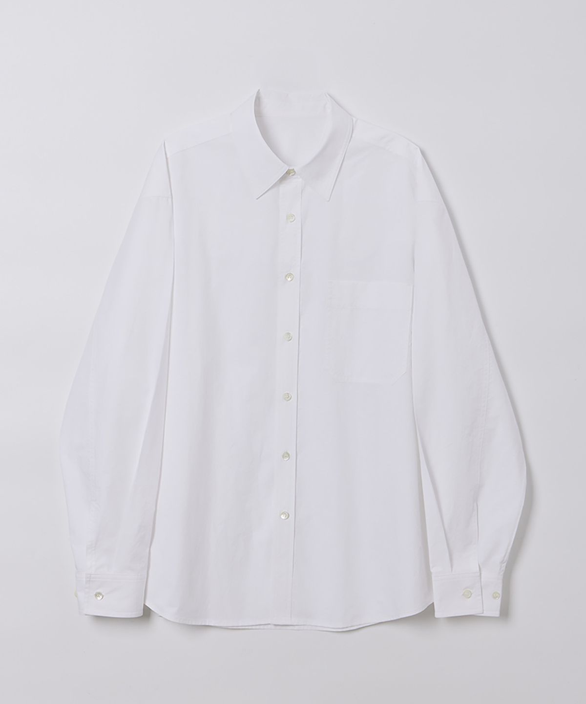 필더스(FIELDERS) WASHED COTTON SHIRTS WHITE
