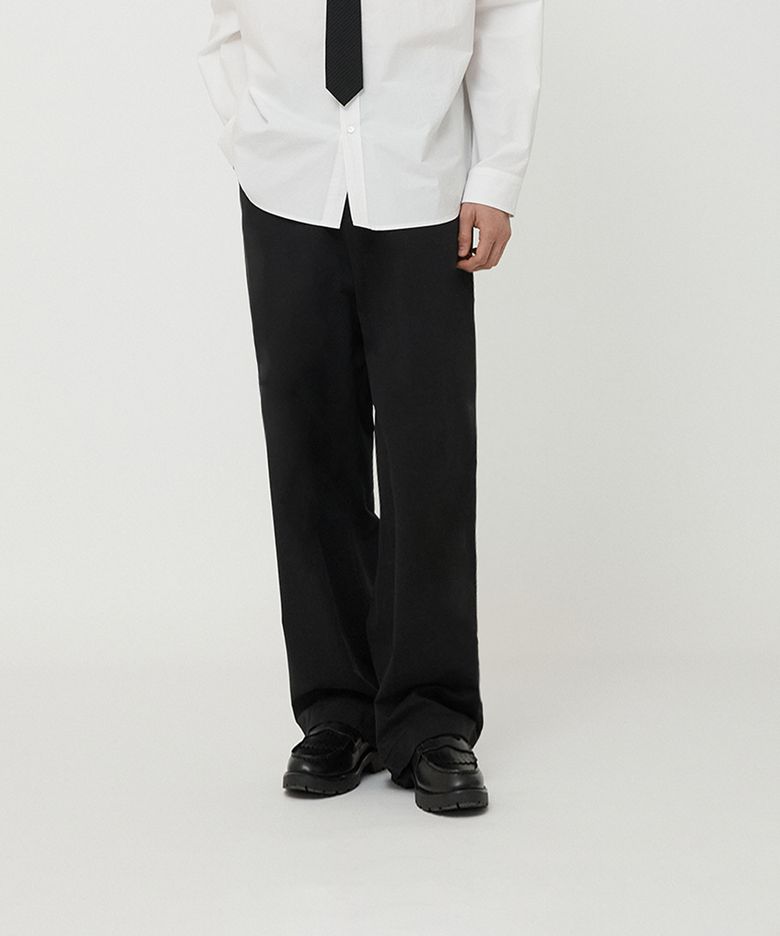 MAN CLASSIC CHINO PANTS DEEP BLACK