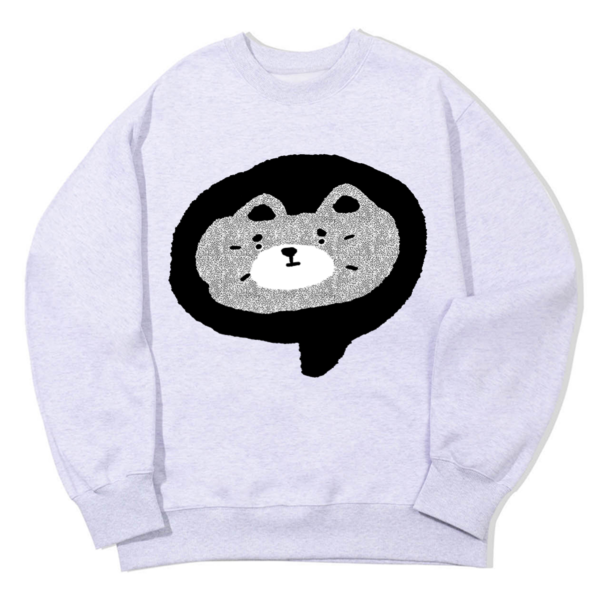 어썸어스(AWESOMEUS) CAT IN A SPEECH BUBBLE SWEAT SHIRTS_3 COLOR