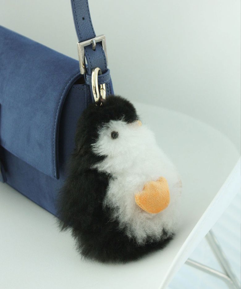 Alpaca Baby Penguin Keyring