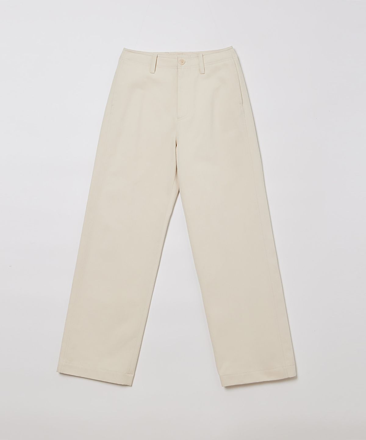 필더스(FIELDERS) WOMAN CLASSIC BRUSHED COTTON PANTS CREAM IVORY