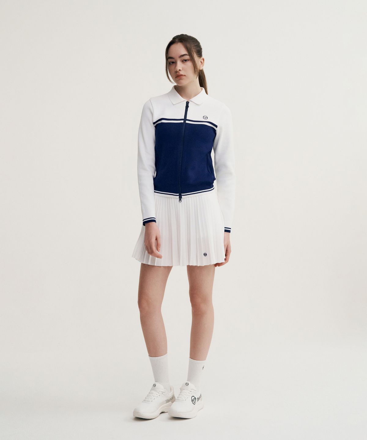 세르지오 타키니(SERGIO TACCHINI) W 고트 다마린도 베러니트 집업 가디건