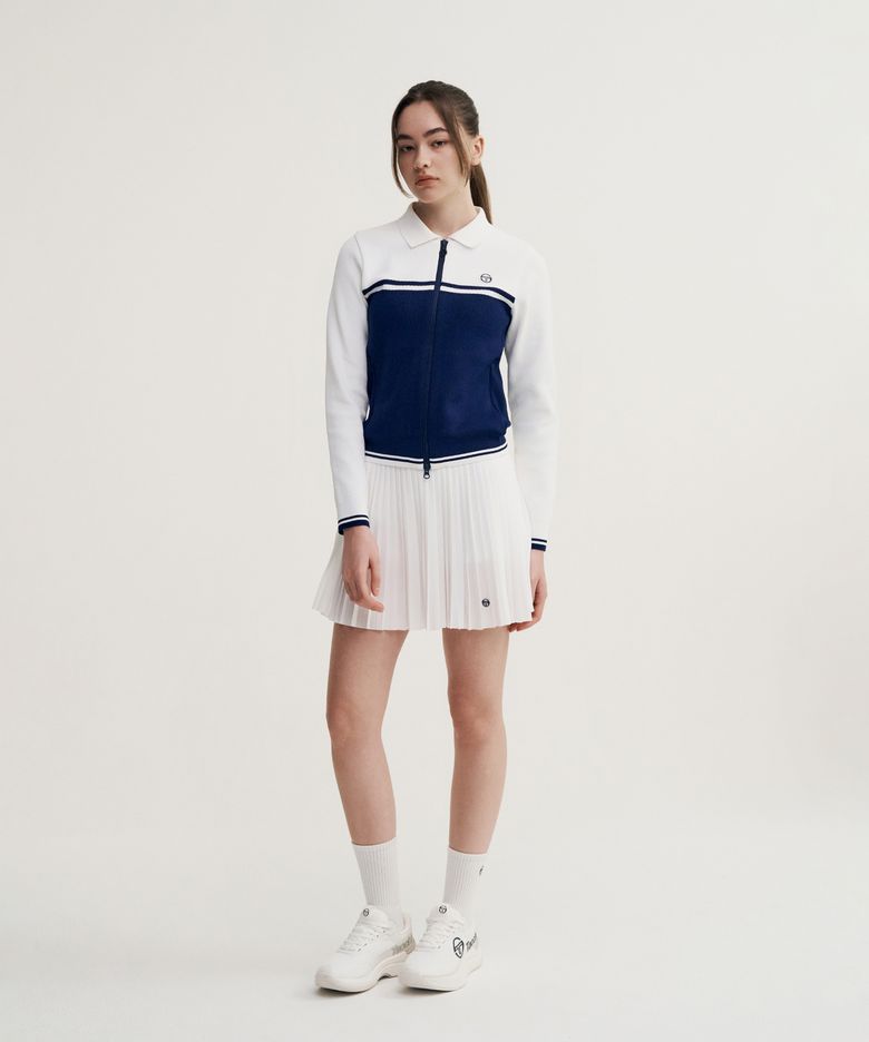 W 고트 다마린도 베러니트 집업 가디건 (Navy)