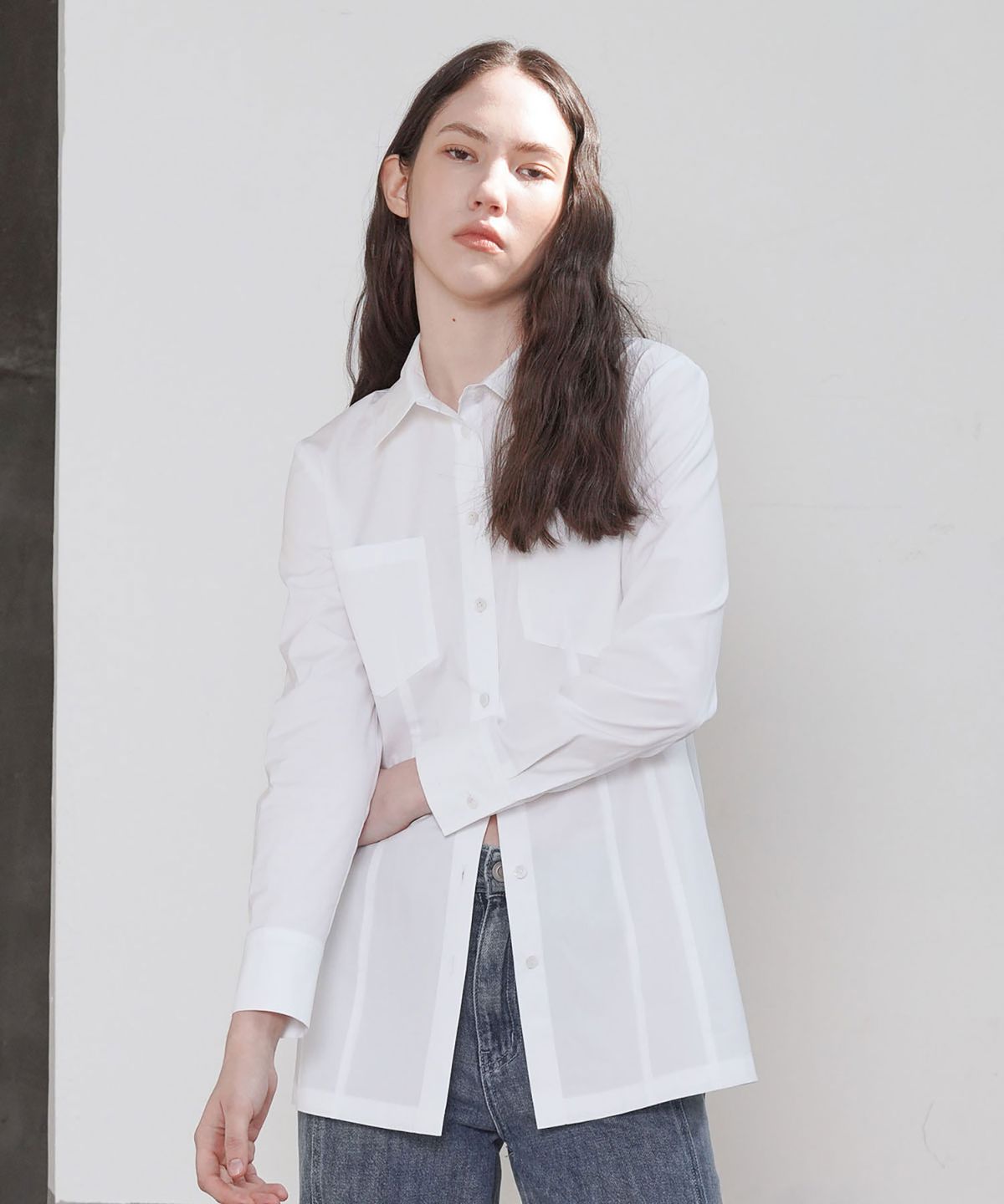 씨커슨(CKUSUN) TAILORED SLIM FIT SHIRTS_WHITE