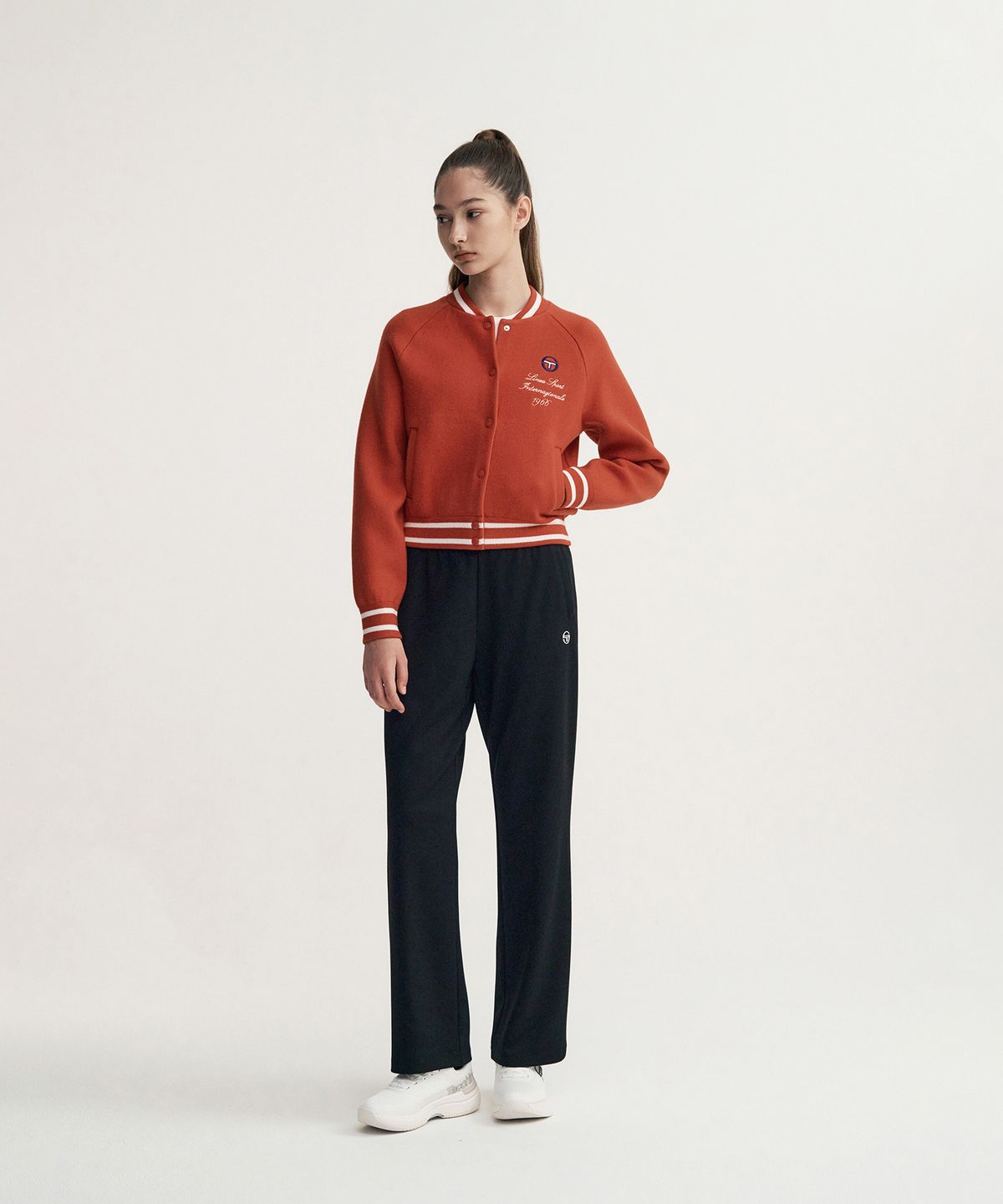 세르지오 타키니(SERGIO TACCHINI) W 프레피 바시티 가디건 (Red)