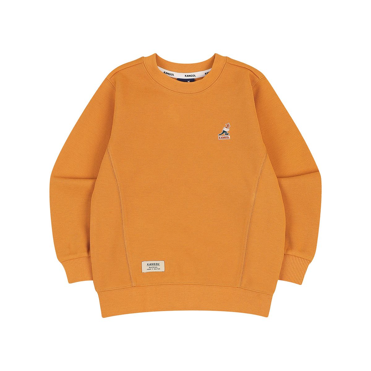 캉골키즈(KANGOL KIDS) 뉴 3컬러 심볼 스웻셔츠 QD 0004 오렌지