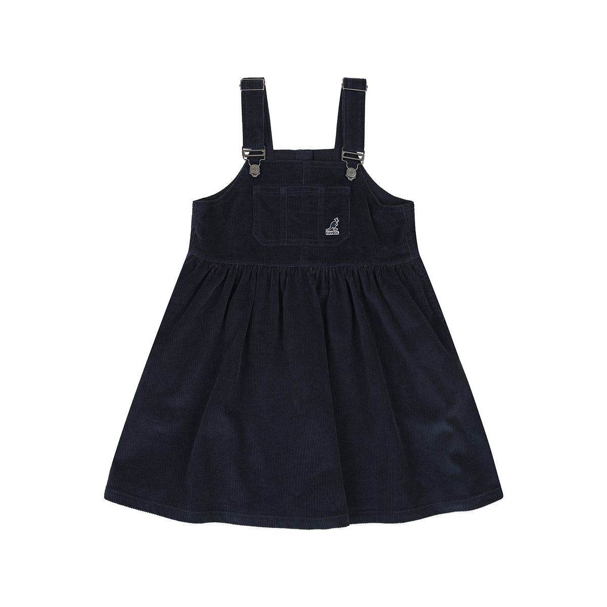 캉골키즈(KANGOL KIDS) 코듀로이 점퍼스커트 QD 2002 네이비