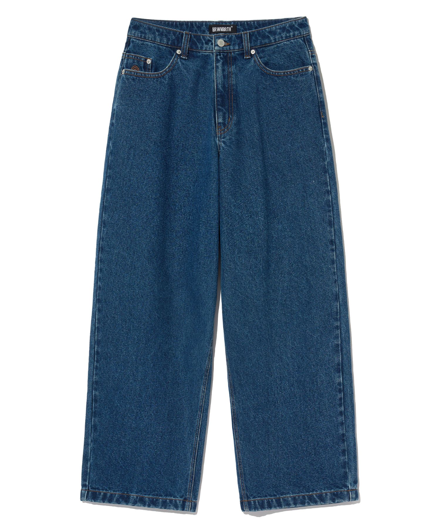 ★BROWNBREATH★ HINDER POST WIDE DENIM PANTS PURPLE MUSINSA | BROWNBREATH POST WIDE DENIM PANTS - INDIGO