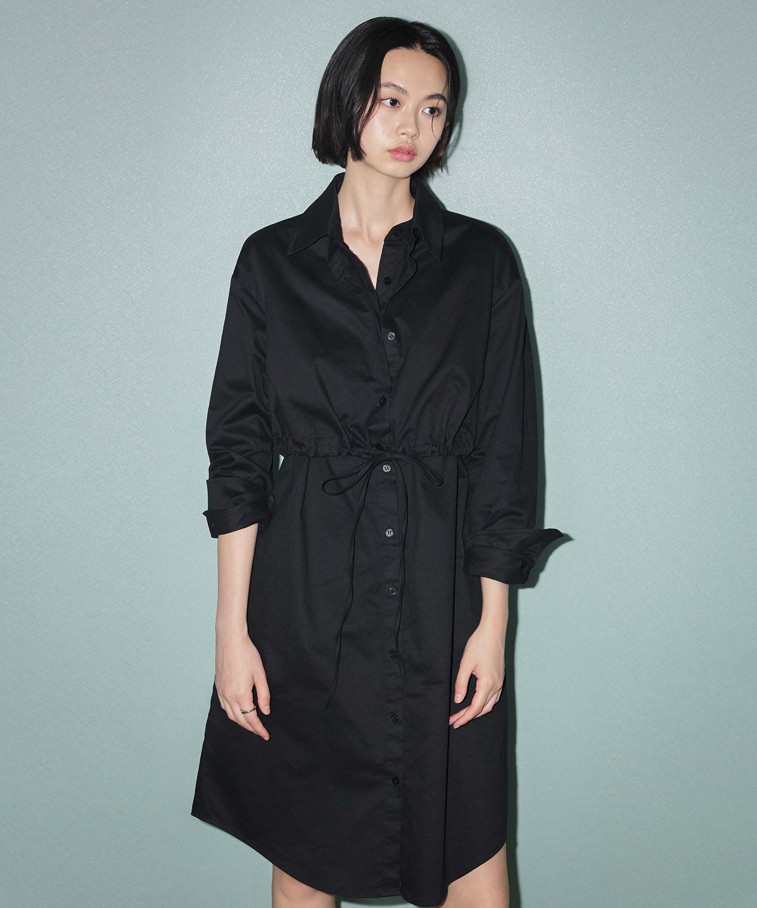 ● CITYBREEZE ● Shirt Dress MUSINSA | CITYBREEZE WOMAN Shirt Dress_BLACK