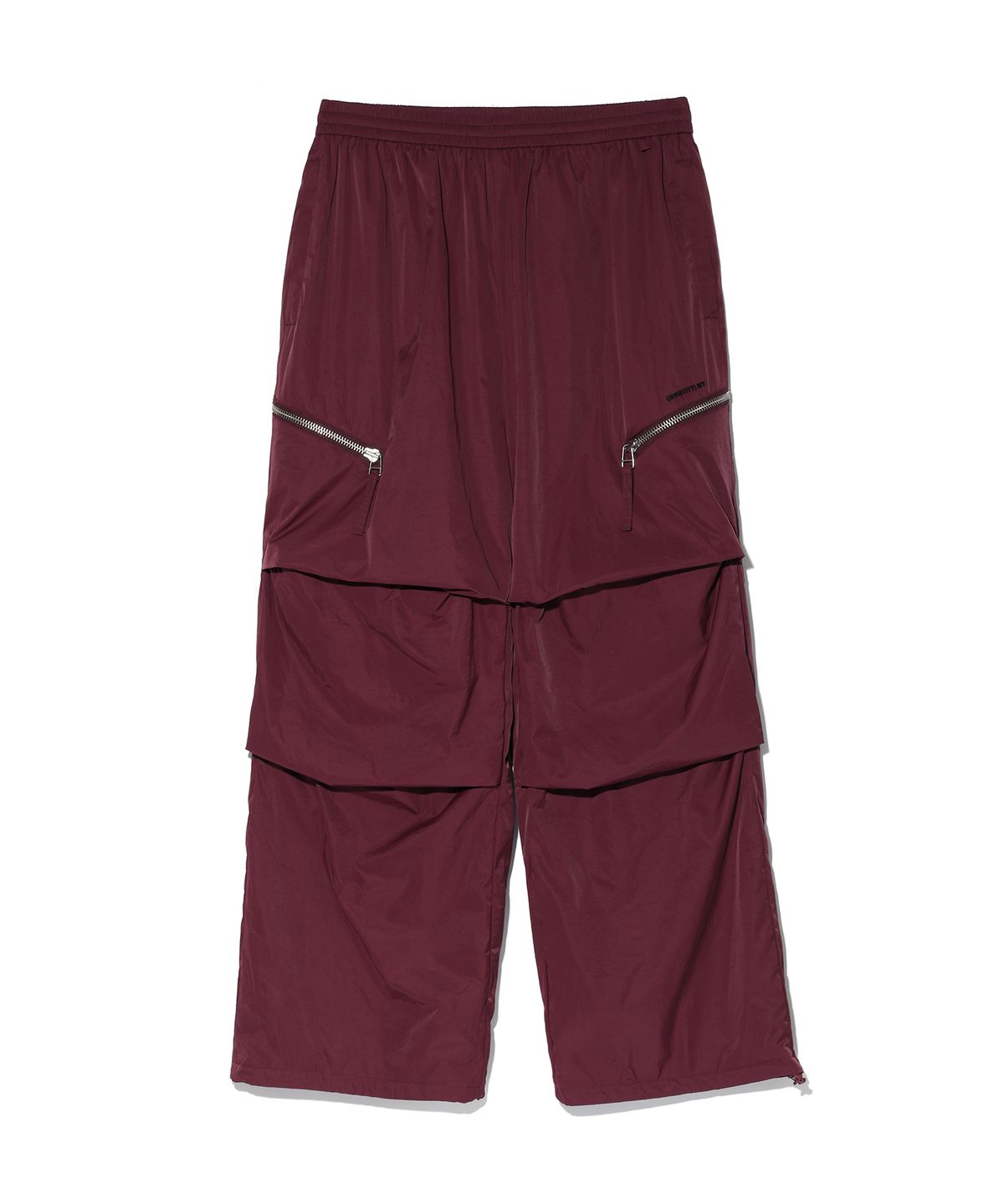 이에이(IEY) WAVE NYLON EASY PANTS Burgundy