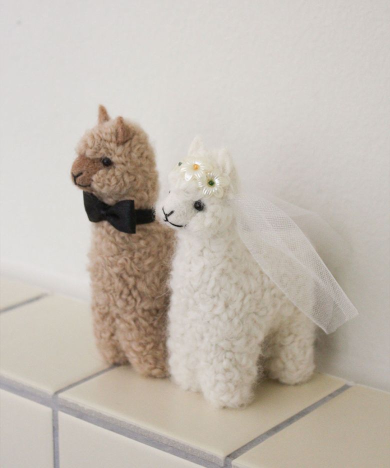 wedding felt alpaca