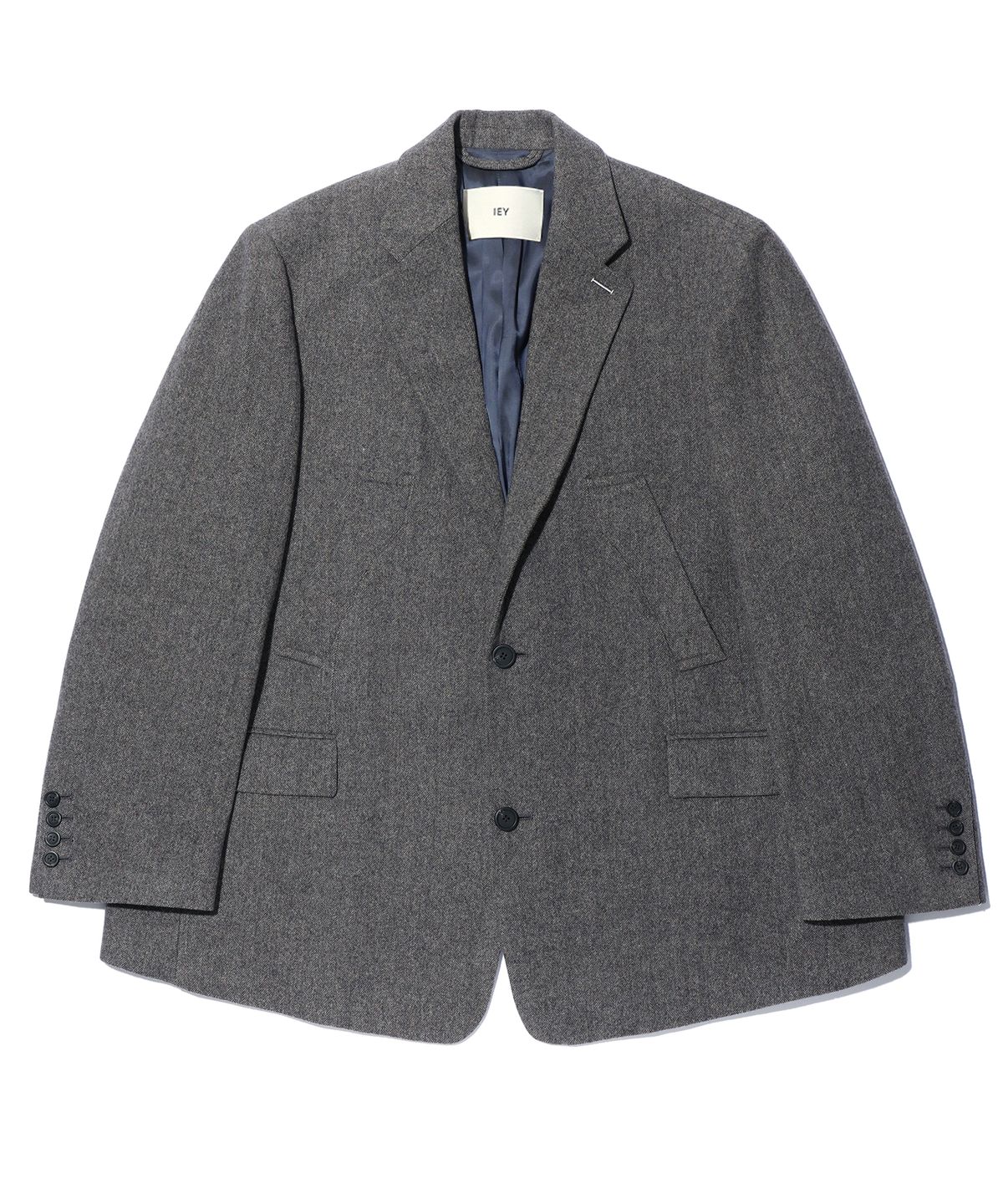 이에이(IEY) WESTERN TAP BLAZER Grey