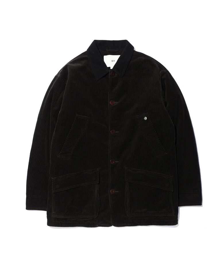VOYAGE CODUROY WORK JACKET Grey