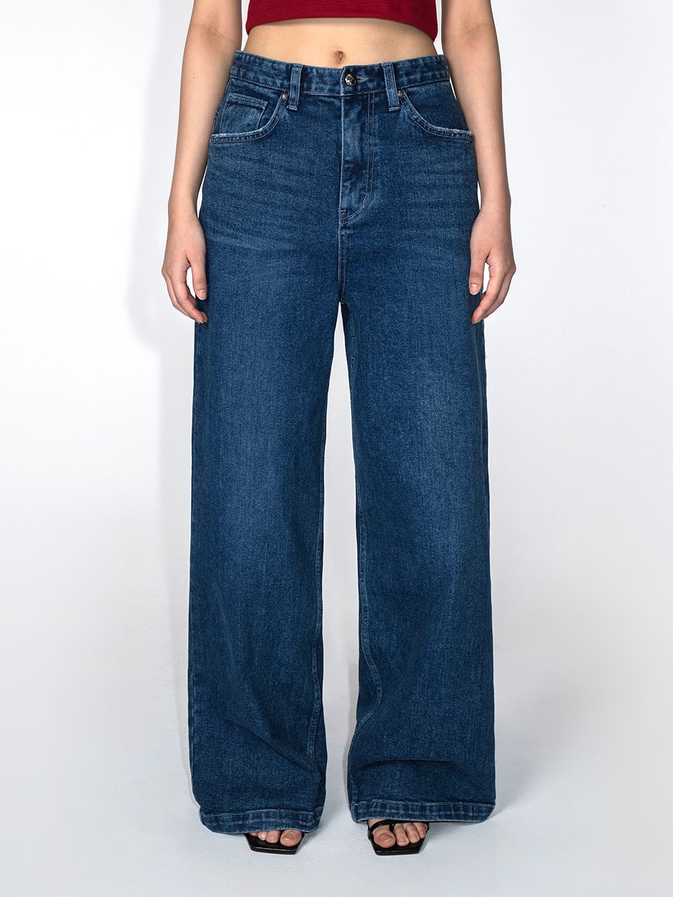 ★MUSINSA STANDARD★ Pray Side Loose Straight Denim Pants Li MUSINSA | MUSINSA STANDARD Loose Straight Denim Pants [Light