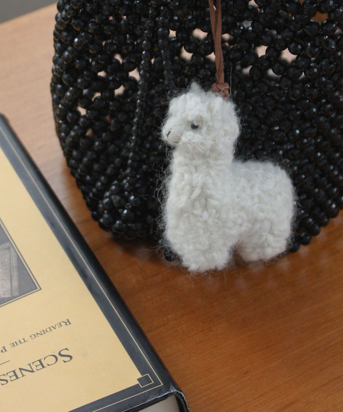 아르떼알파카(ARTEALPACA) felt alpaca keyring-the alpaca