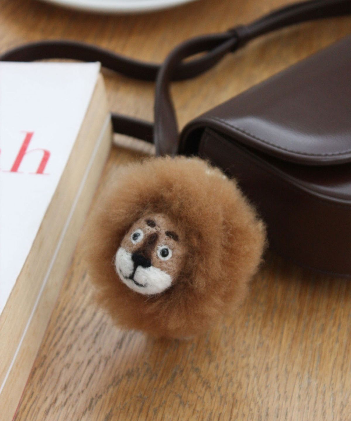 아르떼알파카(ARTEALPACA) felt alpaca keyring-the lion