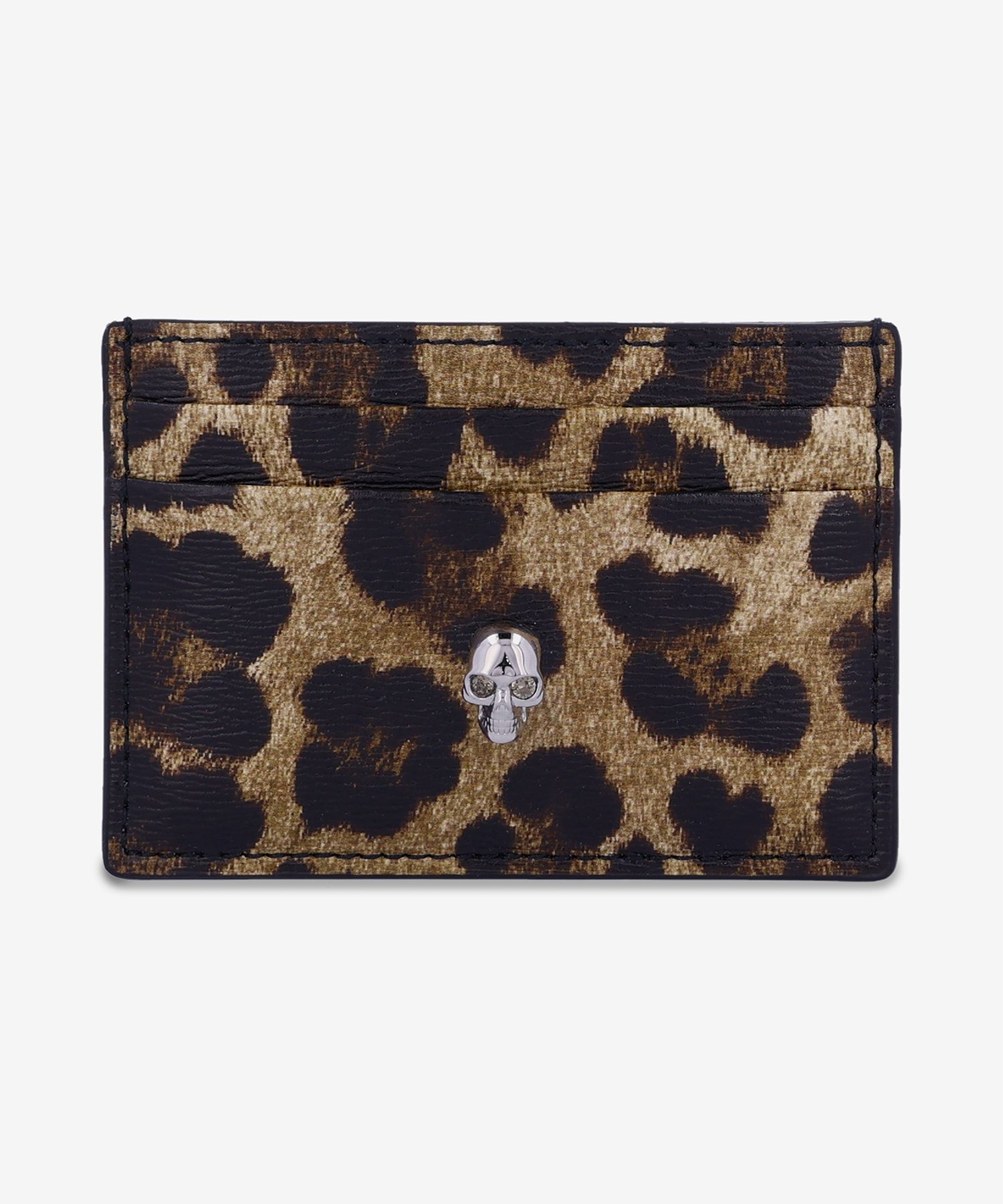 ★alexander mcqueen★ Skull Card Holder Leopard 632038DYTC48 MUSINSA | ALEXANDER McQUEEN Skull Card Holder - Leopard