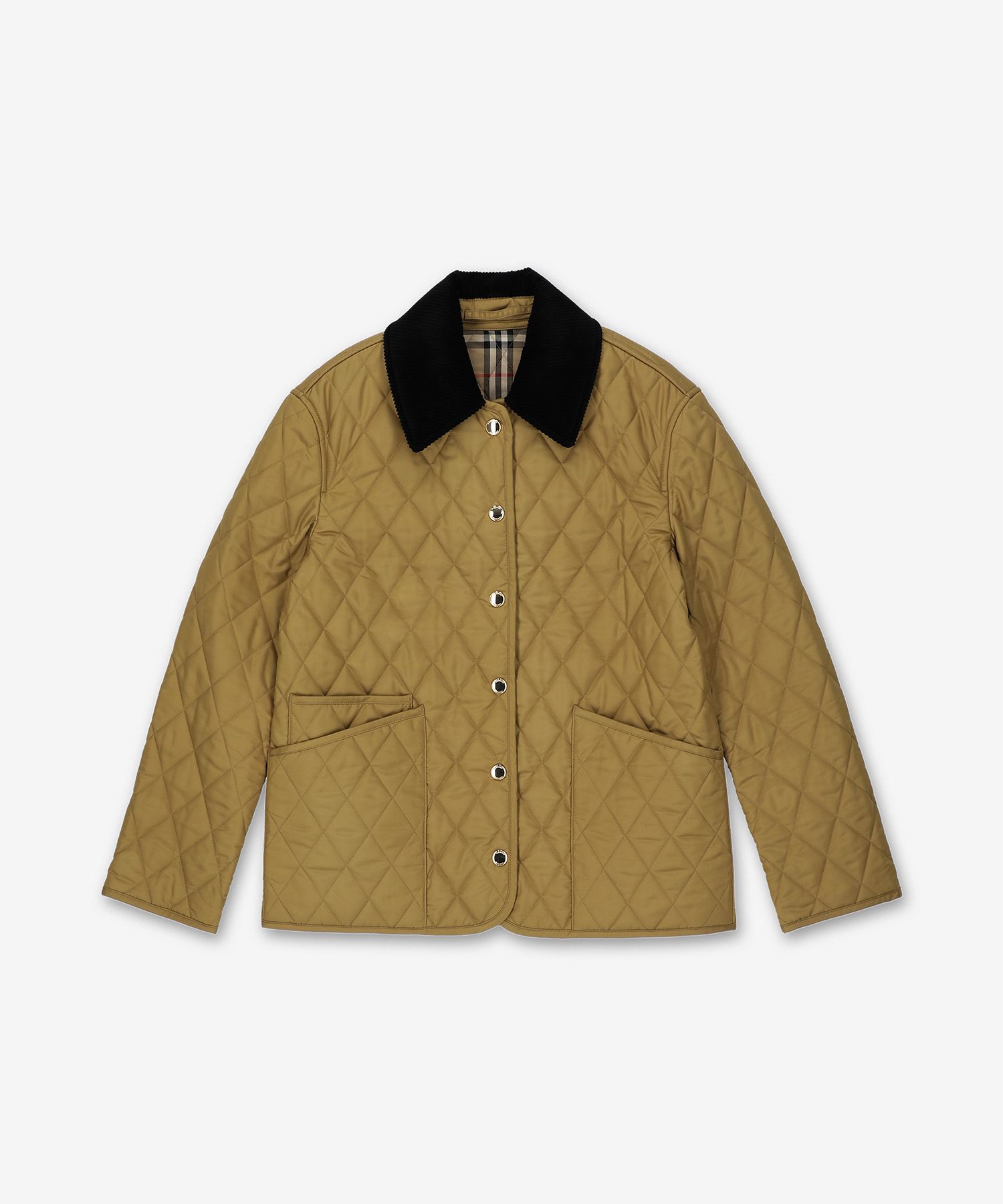 BURBERRY|JACKETS (DRANEFEL Quilted Jacket (8096355)) MUSINSA | BURBERRY Diamond Quilted Jacket - Camel / 8096355