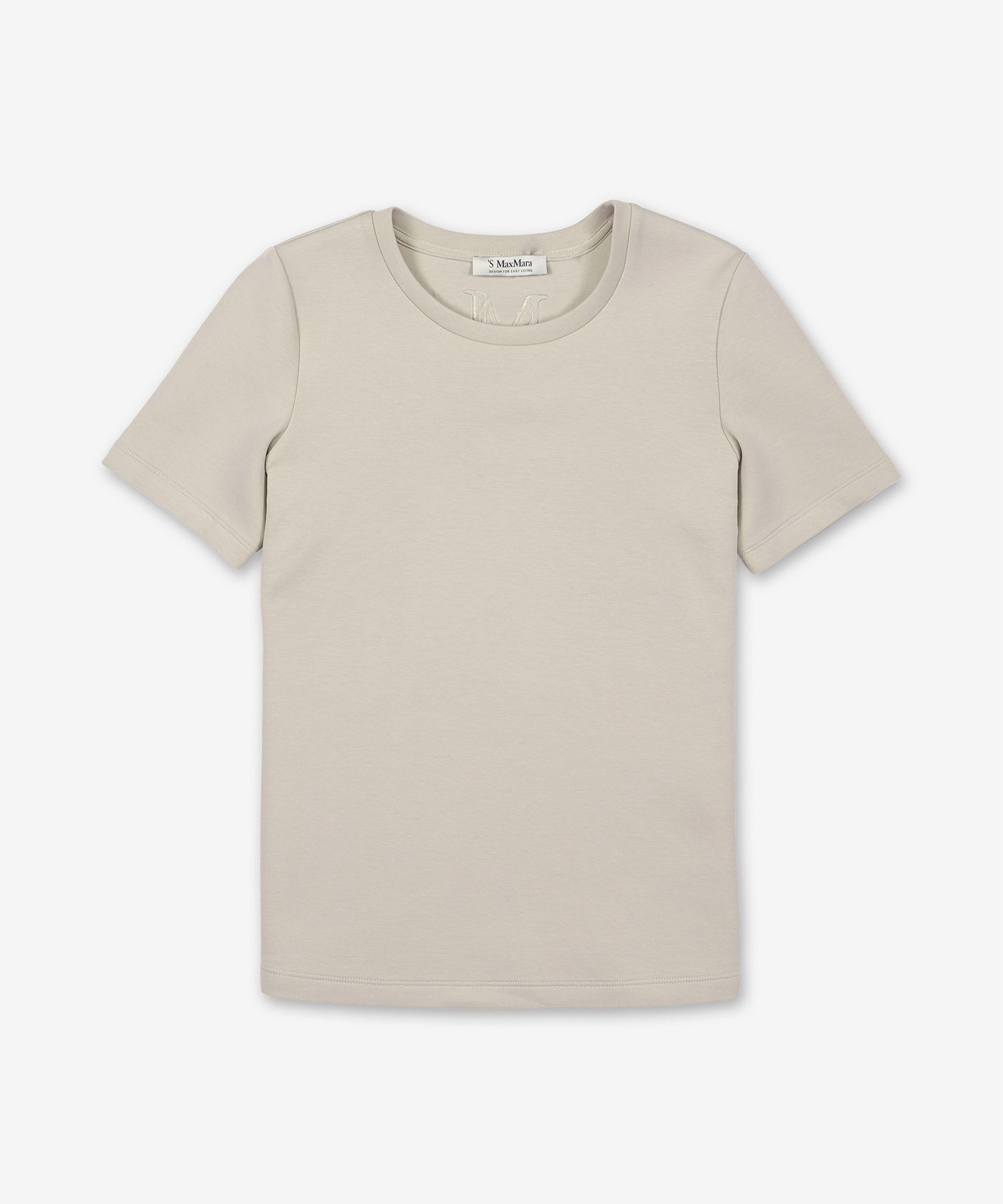 ★S Max Mara★ TUBO Short Sleeve T-Shirt Ecru 29976021600001 MUSINSA | S MAX MARA TUBO Short Sleeve T-Shirt - Ecru