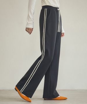 P3208 레이스 트랙 팬츠_Black