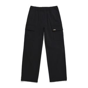 N243UPT930 아르켈론 우븐 스트레치 스트레이트 팬츠 CARBON BLACK