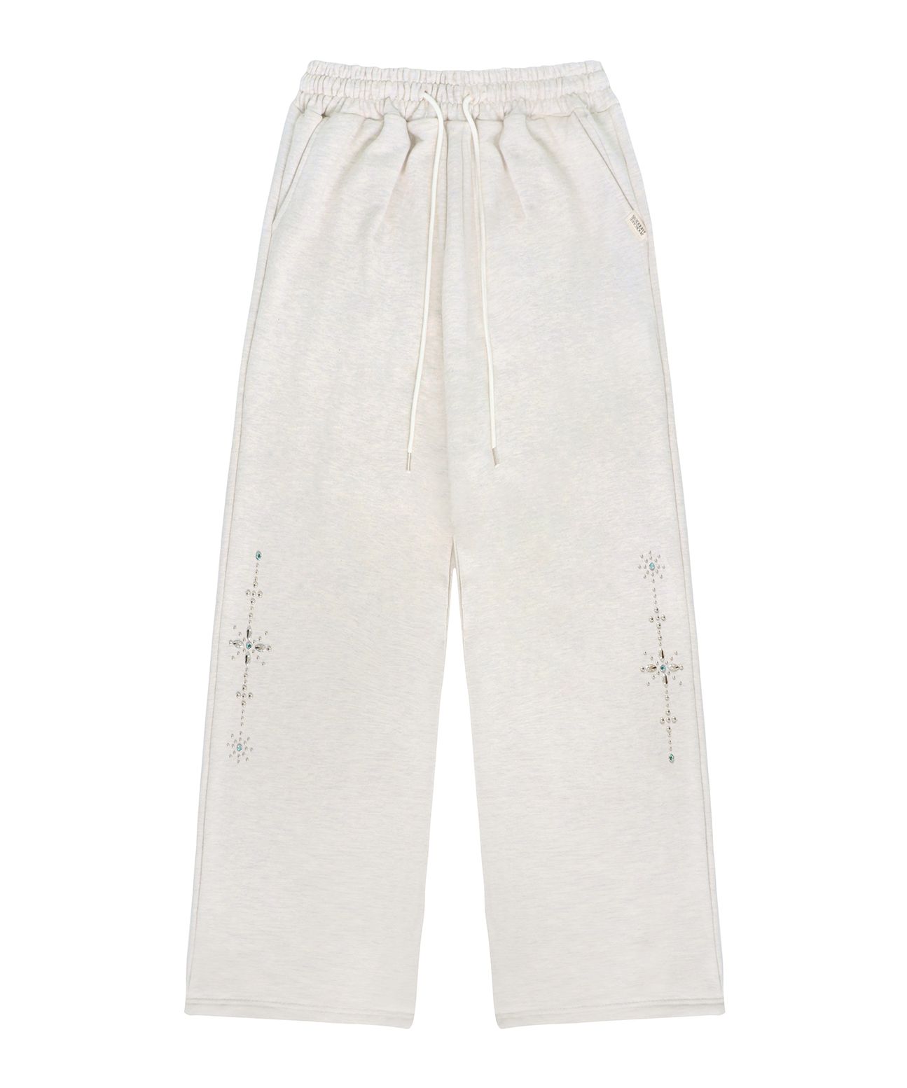 ★早期完売★ROCKCAKE★Stone Beads 2way Jogger★日本未入荷★ MUSINSA | ROCKCAKE Stone Beads 2way Jogger - Oatmeal