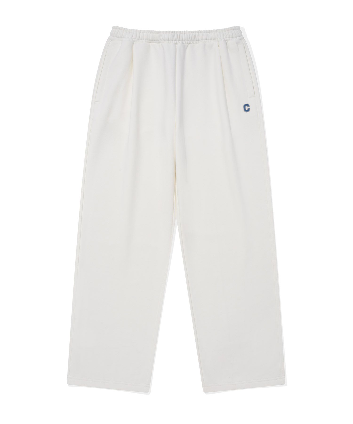 [COVERNAT]★韓国人気★C LOGO ONE TUCK SEMI-WIDE SWEAT PANTS MUSINSA | COVERNAT One-piece semi-wide fit sweat pants ivory