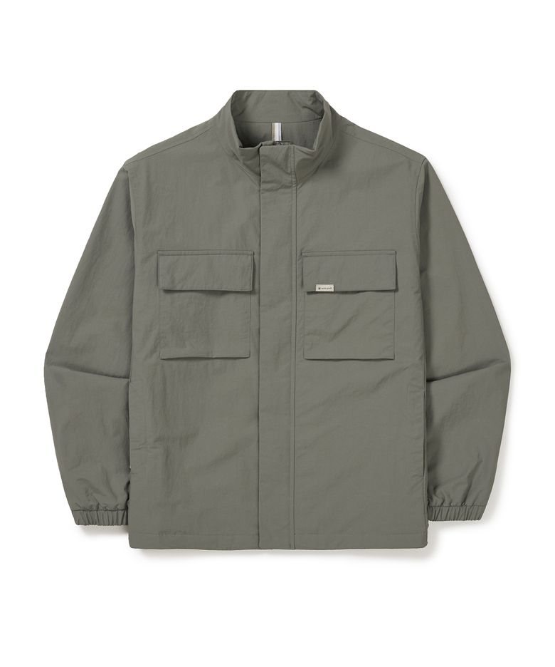 캠플 스탠드넥 바람막이 (S24FMCWB14) Dark Gray